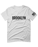 Black Fonts New York Brooklyn NYC Cool City American For men T Shirt