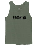 Black Fonts New York Brooklyn NYC Cool City American men's Tank Top