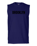 Black Fonts New York Brooklyn NYC Cool City American men Muscle Tank Top sleeveless t shirt