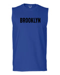 Black Fonts New York Brooklyn NYC Cool City American men Muscle Tank Top sleeveless t shirt