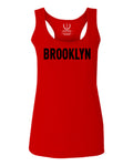 Black Fonts New York Brooklyn NYC Cool City American  women's Tank Top sleeveless Racerback