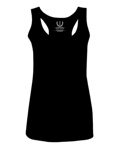 Black Fonts New York Queen NYC Cool City American  women's Tank Top sleeveless Racerback