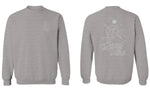 Good Vibe Bones Hand Shaka Cool Summer surf Beach men's Crewneck Sweatshirt