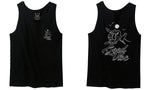 Good Vibe Bones Hand Shaka Cool Summer surf Beach men's Tank Top
