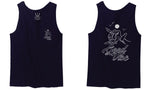 Good Vibe Bones Hand Shaka Cool Summer surf Beach men's Tank Top