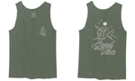 Good Vibe Bones Hand Shaka Cool Summer surf Beach men's Tank Top