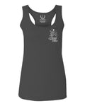 Good Vibe Bones Hand Shaka Cool Summer surf Beach  women's Tank Top sleeveless Racerback
