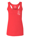 Good Vibe Bones Hand Shaka Cool Summer surf Beach  women's Tank Top sleeveless Racerback