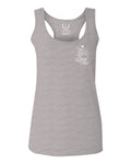 Good Vibe Bones Hand Shaka Cool Summer surf Beach  women's Tank Top sleeveless Racerback