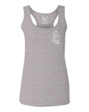 Good Vibe Bones Hand Shaka Cool Summer surf Beach  women's Tank Top sleeveless Racerback