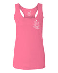 Good Vibe Bones Hand Shaka Cool Summer surf Beach  women's Tank Top sleeveless Racerback