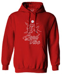 Front Good Vibe Bones Hand Shaka Cool Summer surf Beach Hipster Graphic Sweatshirt Hoodie