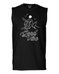 Front Good Vibe Bones Hand Shaka Cool Summer surf Beach Hipster Graphic men Muscle Tank Top sleeveless t shirt