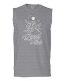 Front Good Vibe Bones Hand Shaka Cool Summer surf Beach Hipster Graphic men Muscle Tank Top sleeveless t shirt