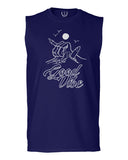 Front Good Vibe Bones Hand Shaka Cool Summer surf Beach Hipster Graphic men Muscle Tank Top sleeveless t shirt