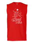 Front Good Vibe Bones Hand Shaka Cool Summer surf Beach Hipster Graphic men Muscle Tank Top sleeveless t shirt