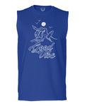 Front Good Vibe Bones Hand Shaka Cool Summer surf Beach Hipster Graphic men Muscle Tank Top sleeveless t shirt