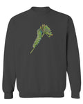 Vintage Caterpillar Paint Floral Retro Graphic men's Crewneck Sweatshirt