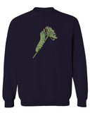 Vintage Caterpillar Paint Floral Retro Graphic men's Crewneck Sweatshirt