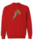 Vintage Caterpillar Paint Floral Retro Graphic men's Crewneck Sweatshirt
