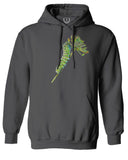 Vintage Caterpillar Paint Floral Retro Graphic Sweatshirt Hoodie