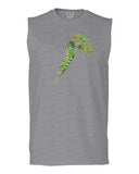 Vintage Caterpillar Paint Floral Retro Graphic men Muscle Tank Top sleeveless t shirt