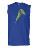 Vintage Caterpillar Paint Floral Retro Graphic men Muscle Tank Top sleeveless t shirt