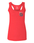 Demon Graphic Traditional Japanese Till Death  women's Tank Top sleeveless Racerback