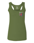 Demon Graphic Traditional Japanese Till Death  women's Tank Top sleeveless Racerback