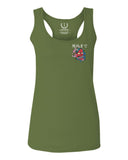 Demon Graphic Traditional Japanese Till Death  women's Tank Top sleeveless Racerback