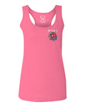 Demon Graphic Traditional Japanese Till Death  women's Tank Top sleeveless Racerback