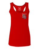 Demon Graphic Traditional Japanese Till Death  women's Tank Top sleeveless Racerback
