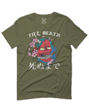 Front Demon Graphic Traditional Japanese Till Death Good Vibes For men T Shirt