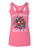 Front Demon Graphic Traditional Japanese Till Death Good Vibes  women's Tank Top sleeveless Racerback
