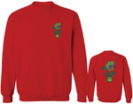 Funny 420 Stoned Day Weed Marijuana Kush Pot Leaf Cannabis Plant men's Crewneck Sweatshirt