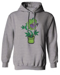 Front Funny 420 Stoned Day Weed Marijuana Pot Leaf Cannabis Plant Sweatshirt Hoodie