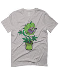 Front Funny 420 Stoned Day Weed Marijuana Pot Leaf Cannabis Plant For men T Shirt