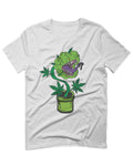 Front Funny 420 Stoned Day Weed Marijuana Pot Leaf Cannabis Plant For men T Shirt
