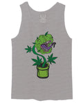 Front Funny 420 Stoned Day Weed Marijuana Pot Leaf Cannabis Plant men's Tank Top