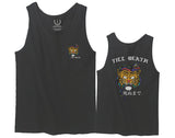 Tiger Graphic Traditional Japanese Till Death Good Vibes Obei Society men's Tank Top