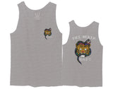 Tiger Graphic Traditional Japanese Till Death Good Vibes Obei Society men's Tank Top