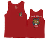 Tiger Graphic Traditional Japanese Till Death Good Vibes Obei Society men's Tank Top