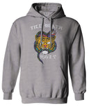 Front Tiger Graphic Japanese Till Death Good Vibes OBEI Society Sweatshirt Hoodie