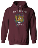 Front Tiger Graphic Japanese Till Death Good Vibes OBEI Society Sweatshirt Hoodie
