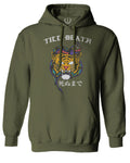 Front Tiger Graphic Japanese Till Death Good Vibes OBEI Society Sweatshirt Hoodie