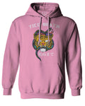 Front Tiger Graphic Japanese Till Death Good Vibes OBEI Society Sweatshirt Hoodie