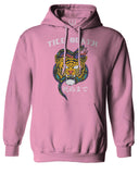Front Tiger Graphic Japanese Till Death Good Vibes OBEI Society Sweatshirt Hoodie