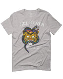 Front Tiger Graphic Japanese Till Death Good Vibes OBEI Society For men T Shirt