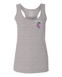 Good Vibe Summer Palm Graphic Till Death Cool Bones surf Obei Society  women's Tank Top sleeveless Racerback