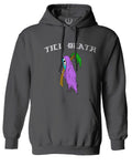 Front Good Vibe Summer Palm Graphic Til Death Cool Bones Surf Society Sweatshirt Hoodie